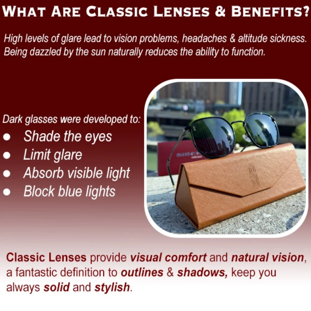 🇺🇸SIBERIAN Hexagonal BLACK Sunglasses Men/Women